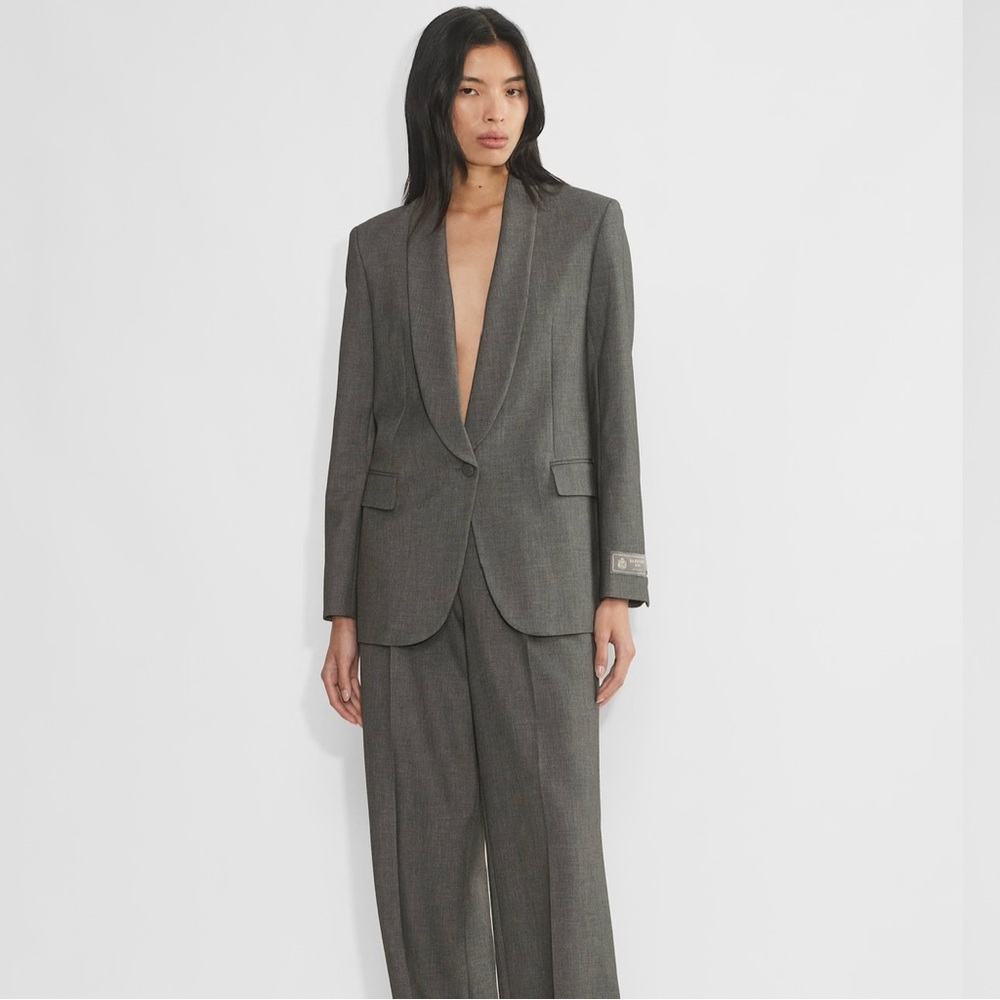 NWT Aritzia Babaton Artemis Blazer Heather Charcoal Size Medium